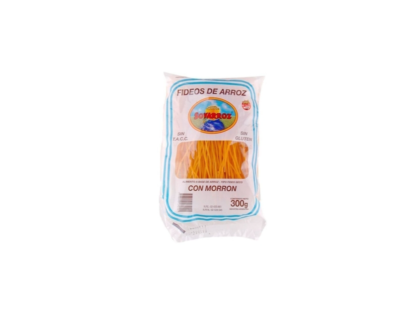Fideos de Arroz con Morron