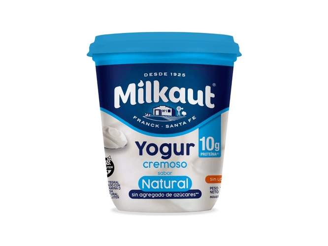 Yogur Cremoso Sabor Natural Sin Lactosa