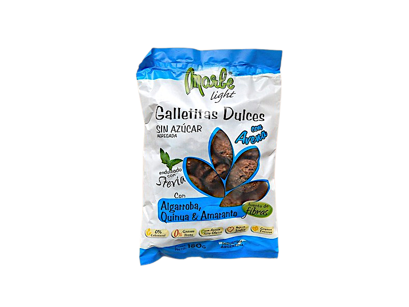 Galletitas sin Azucar de Algarroba, Quinoa y Amaranto