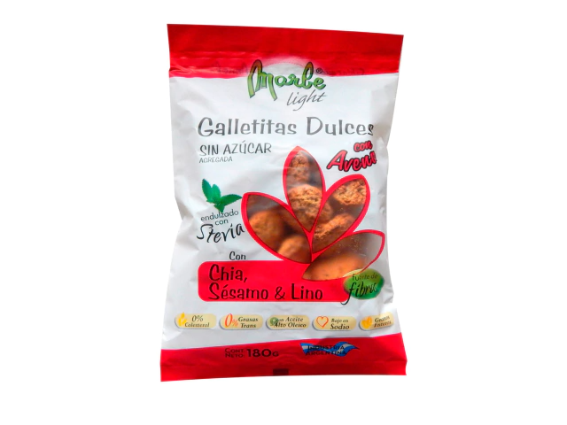 Galletitas sin Azucar de Chia, Lino y Sesamo