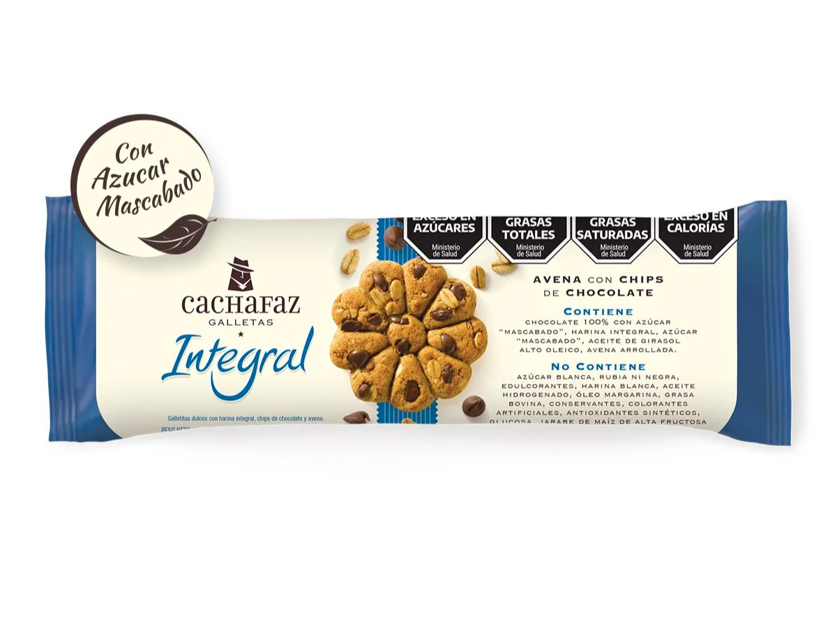 Galletitas Integrales con Chips de Chocolate y Avena