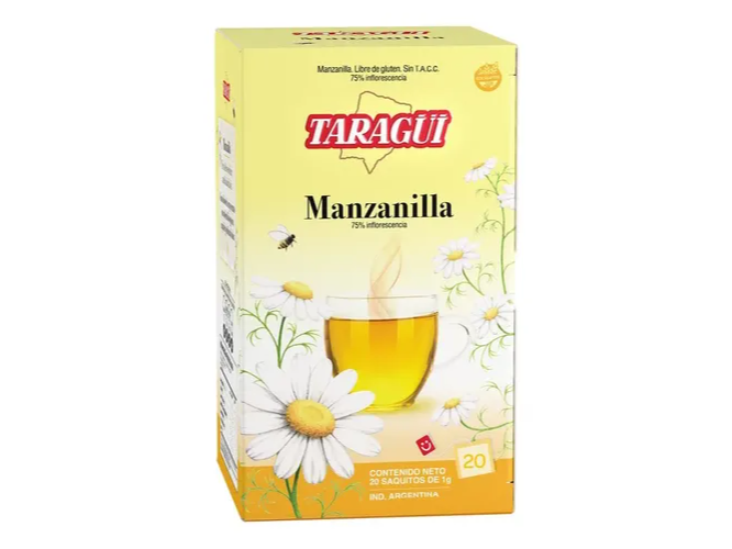 Té de Manzanilla en Saquitos