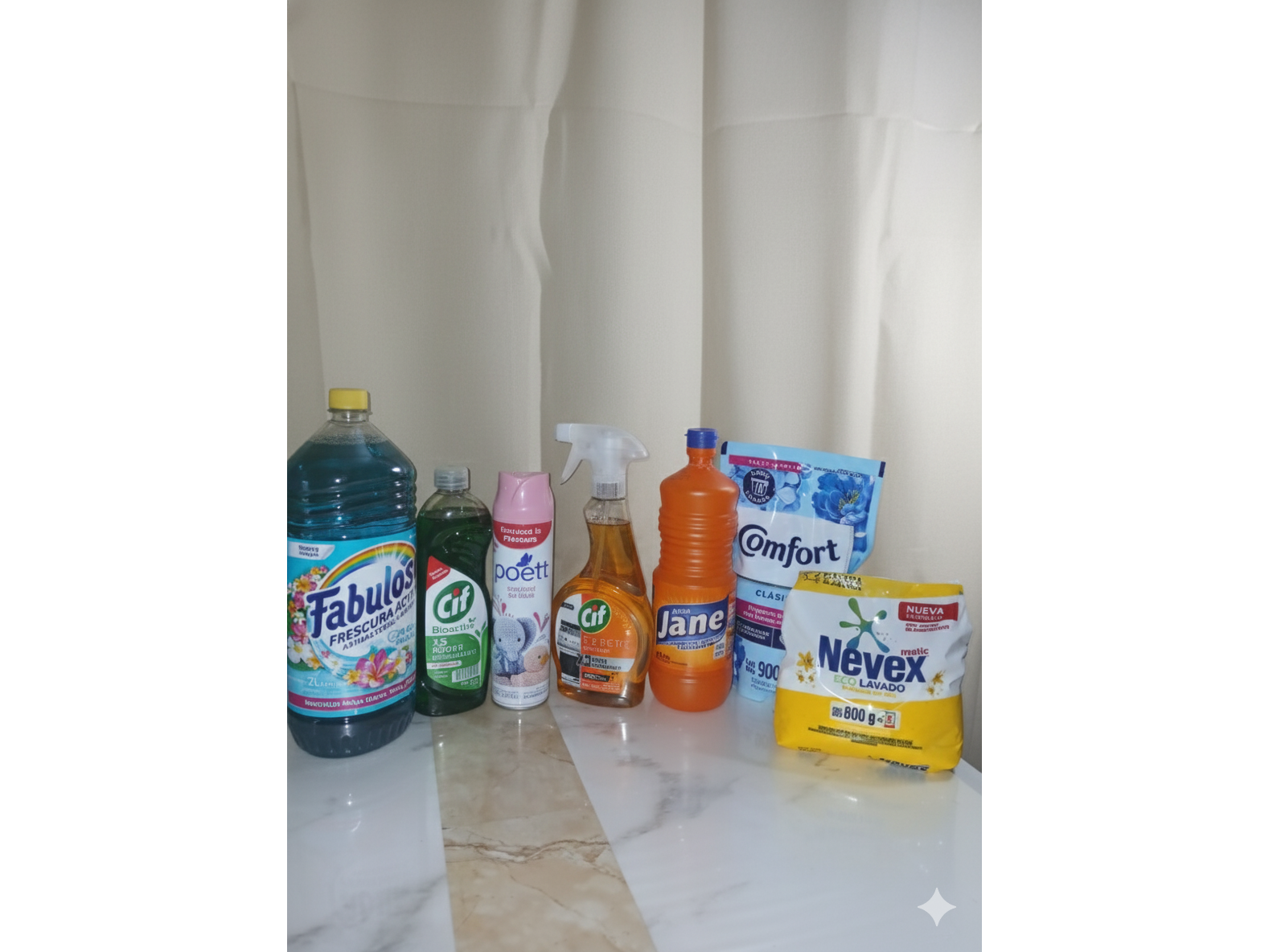 Combo limpieza y desinfección (7 productos) (imagen ilustrativa)