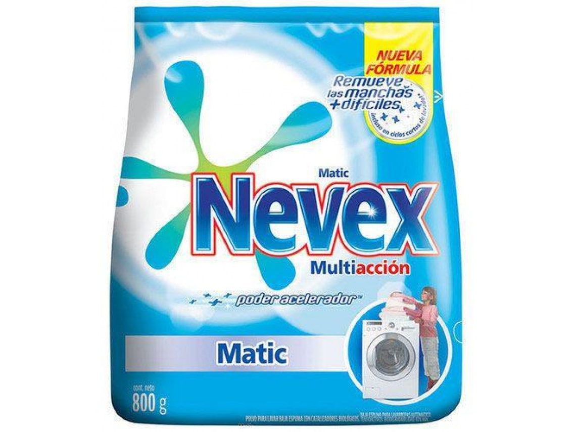 Jabón en Polvo Nevex Matic 800 gr