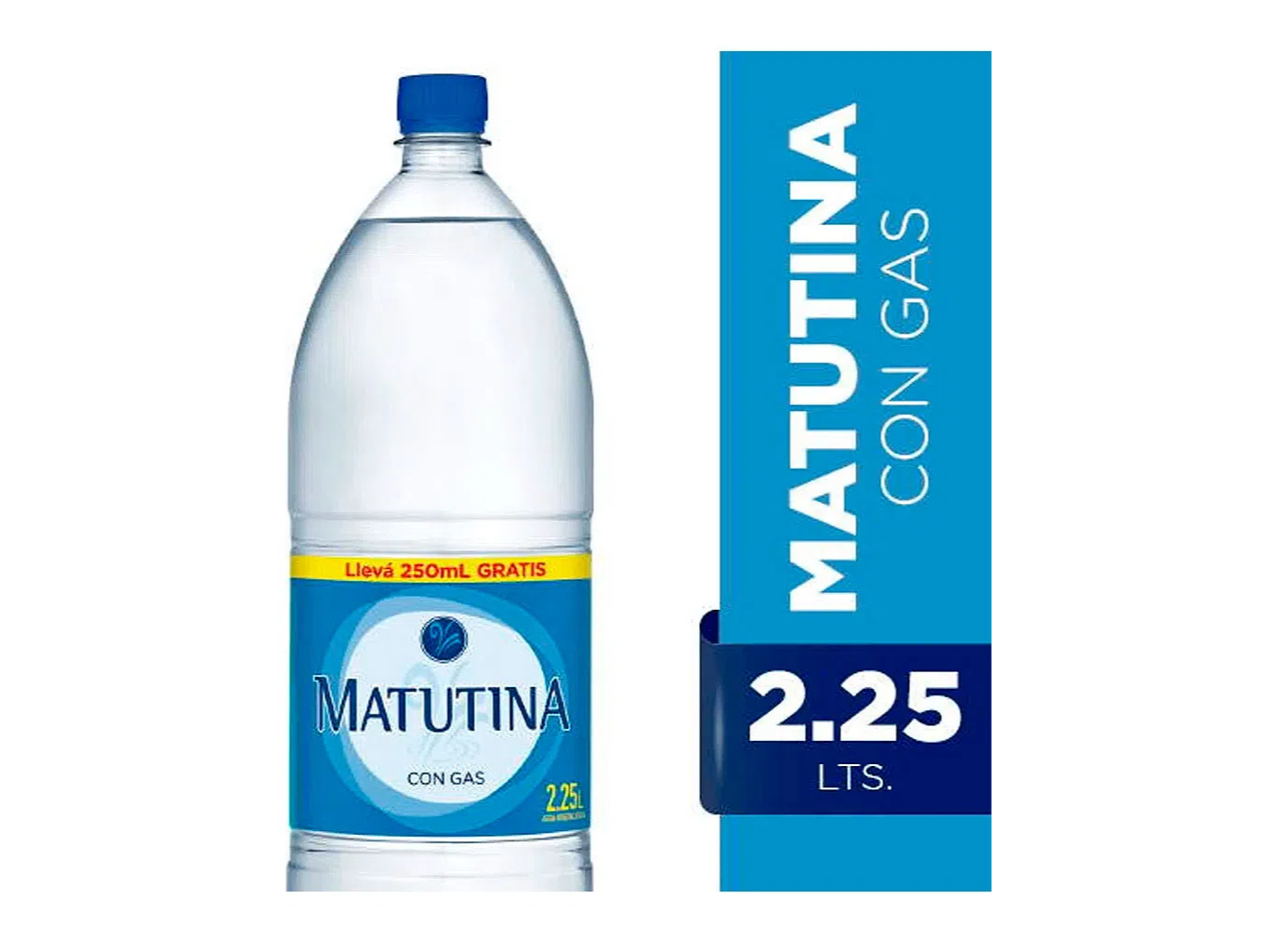Agua Matutina con gas 2,25 lt