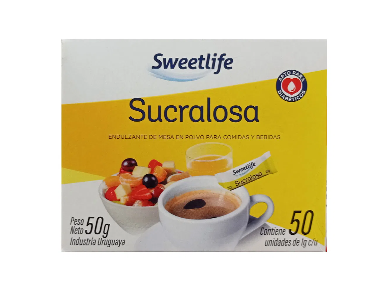 Edulcorante SweetLife 50 sobres