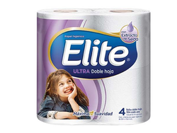 Papel Higiénico Elite Doble Hoja x 4 - 30 mts
