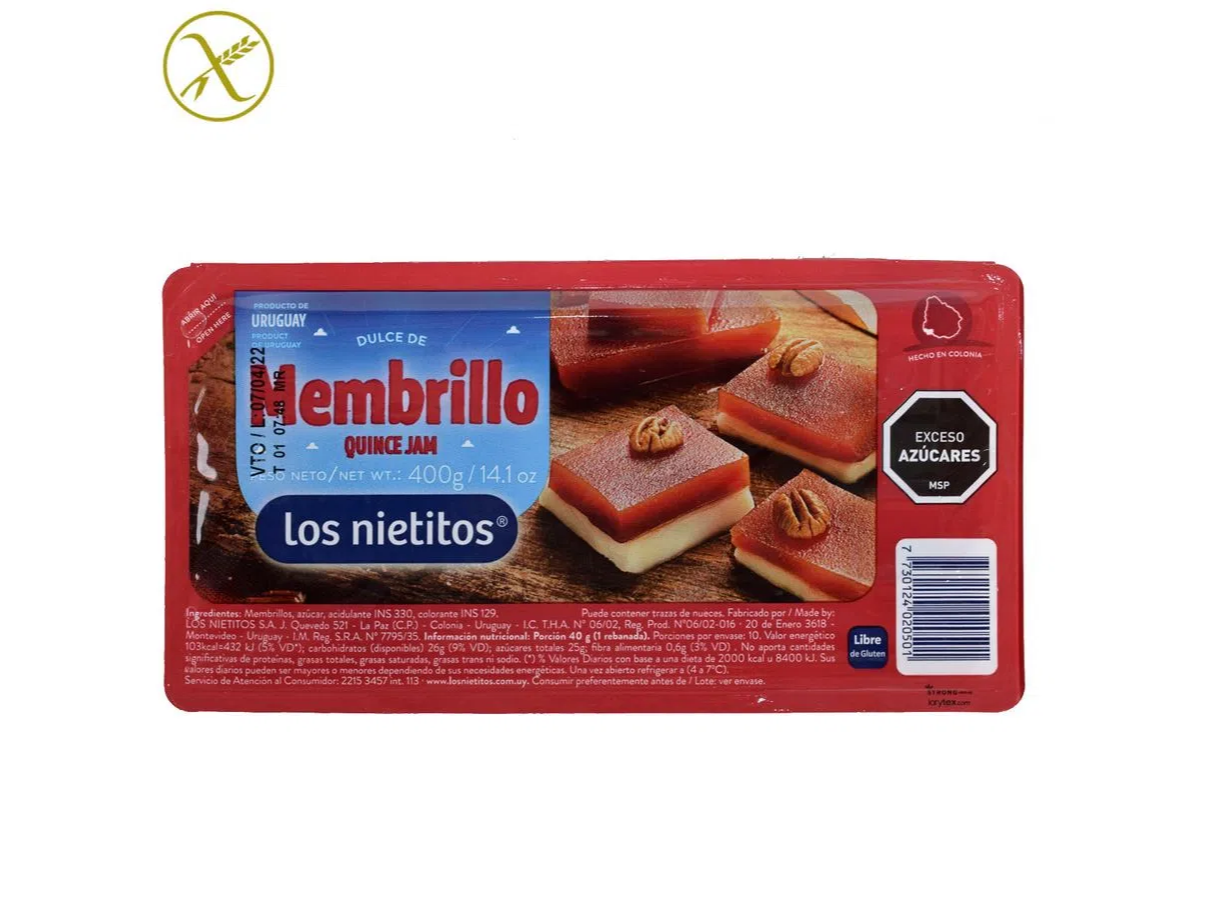 Dulce de membrillo Los Nietitos 400 gr