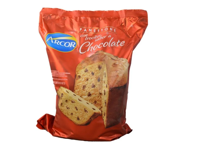 Panettone Arcor con chispas de chocolate - 500g