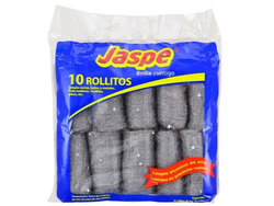Esponja de aluminio Jaspe 10 rollitos
