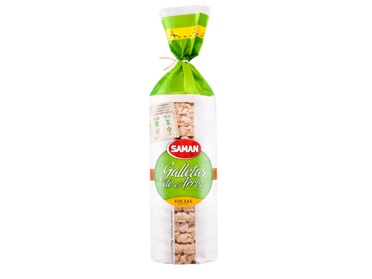 Galleta de arroz Saman Clasica sin sal - 140 gr