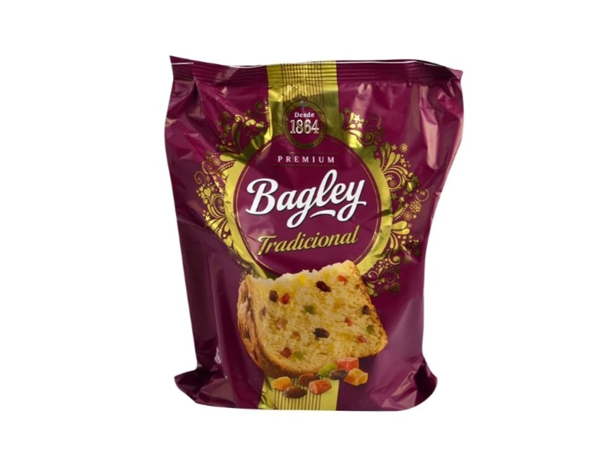 Pan dulce Bagley c/frutas- 400 gr