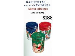 Galletitas en lata Santa Edwiges Navideñas - 100g