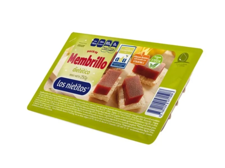 Dulce de membrillo Los Nietitos 0% azúcar - 250g