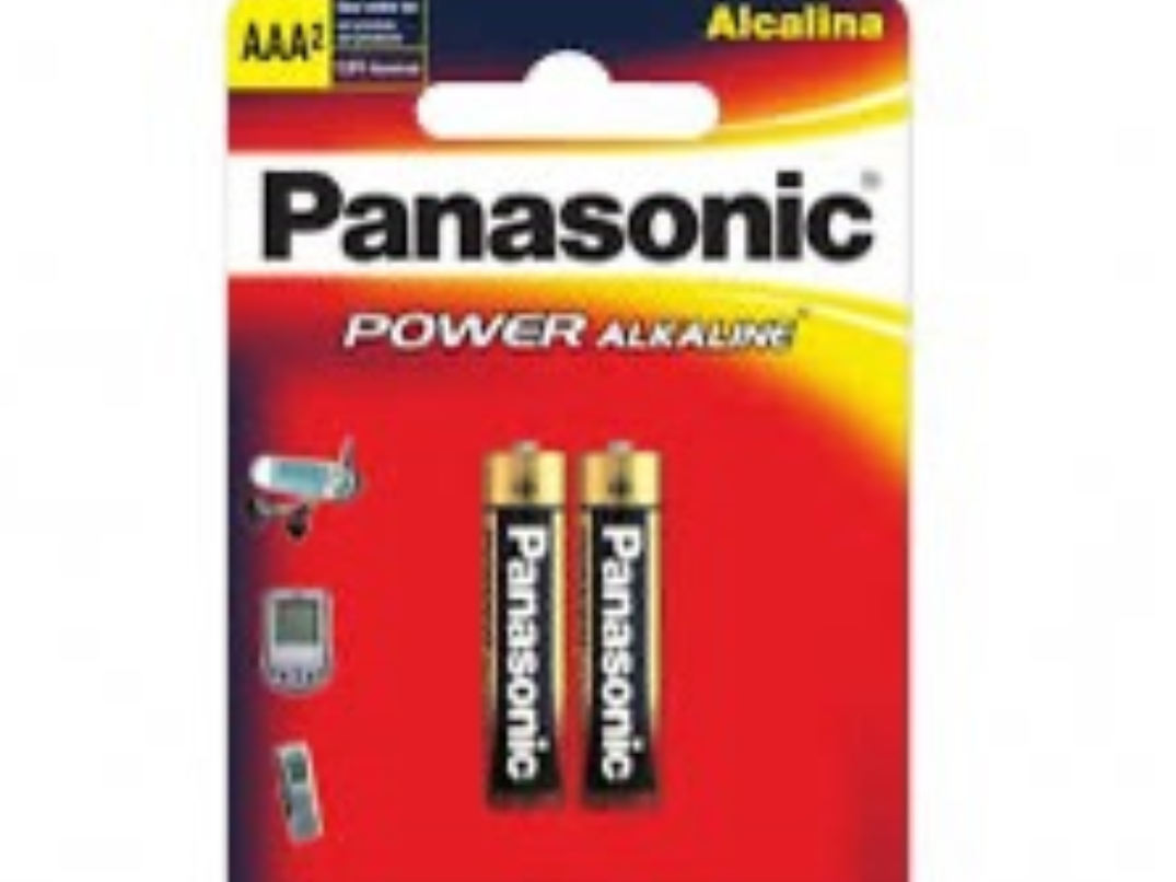 Pilas Panasonic alcalinas AAA - 2 Un