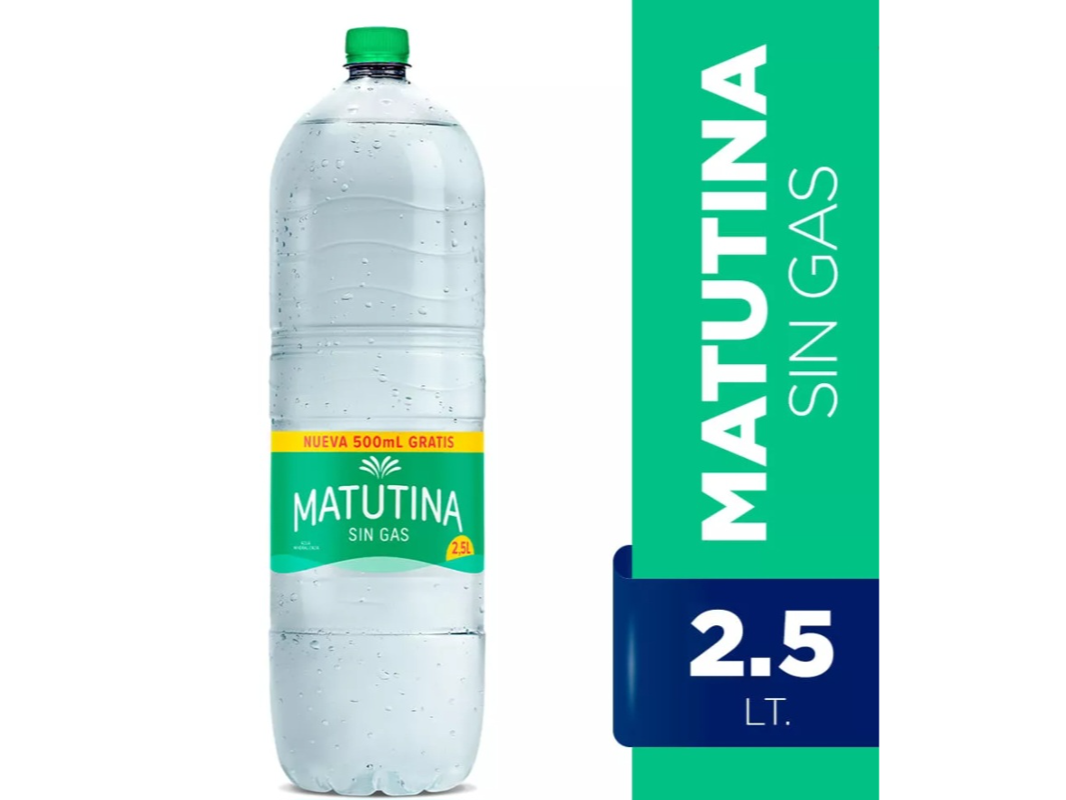 Agua Matutina Sin gas 2,25 lt
