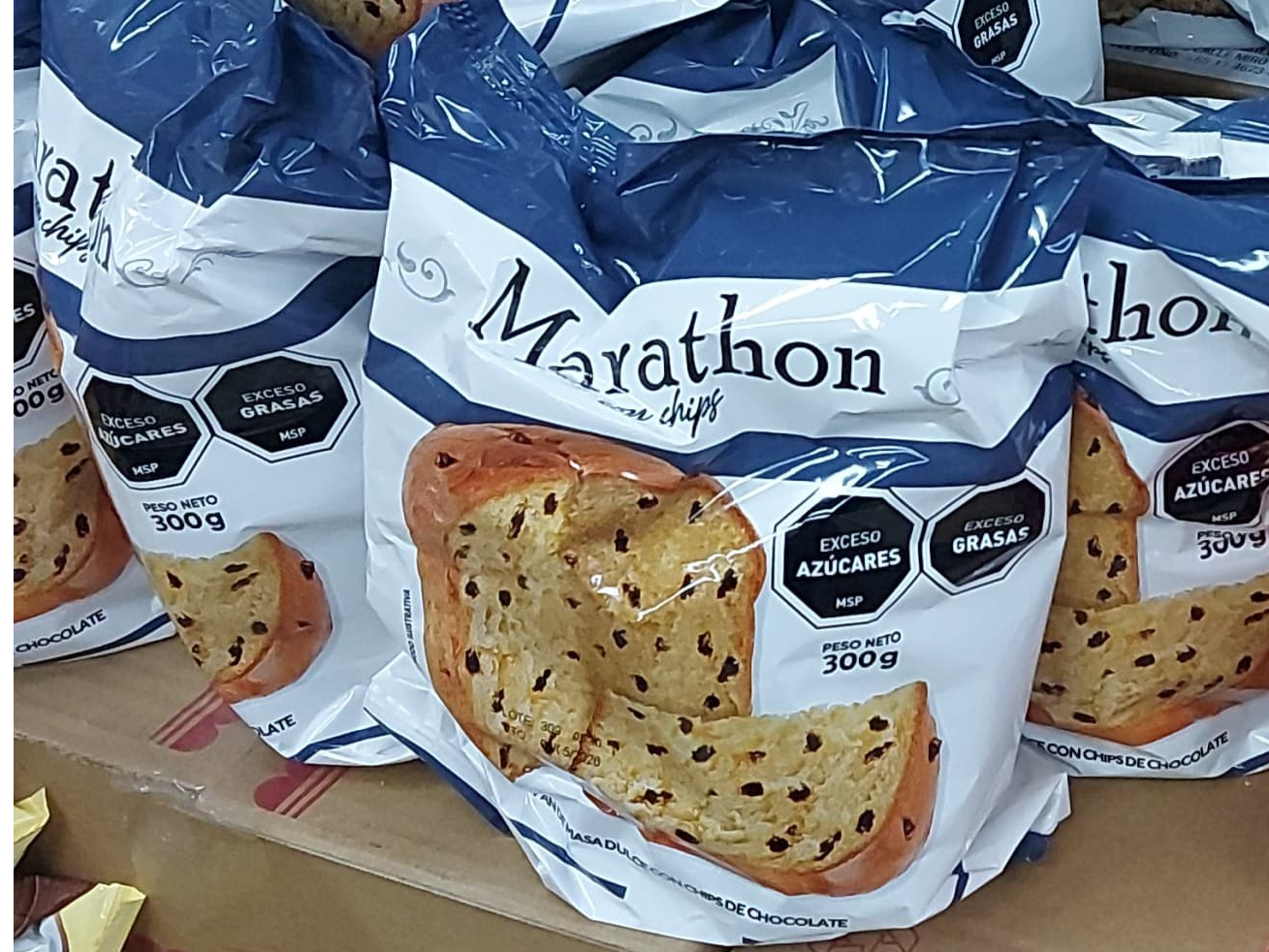 Pan dulce Marathon con chispas - 300 gr