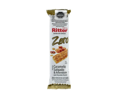 Barra de ceral Ritter zero caramelo y mani 25 gr
