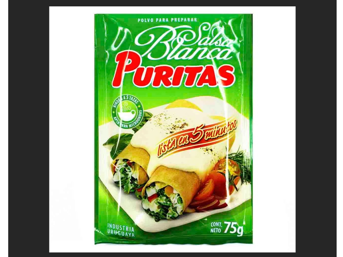 Salsa blanca Puritas 75g - 2 unid x $45