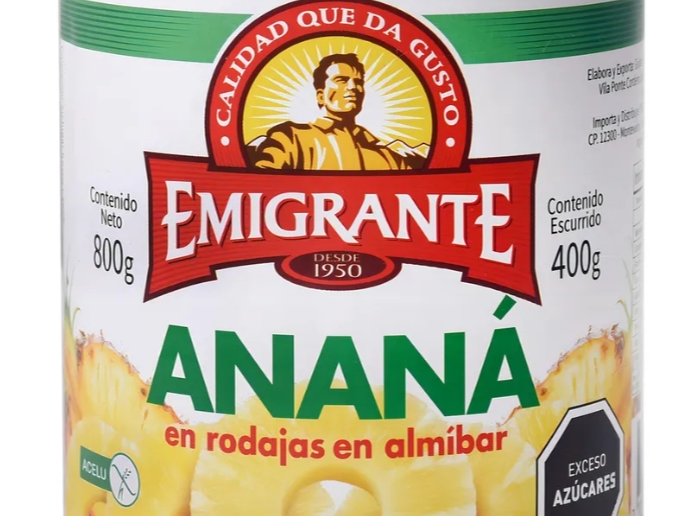 Anana en almibar Emigrante- 800 gr