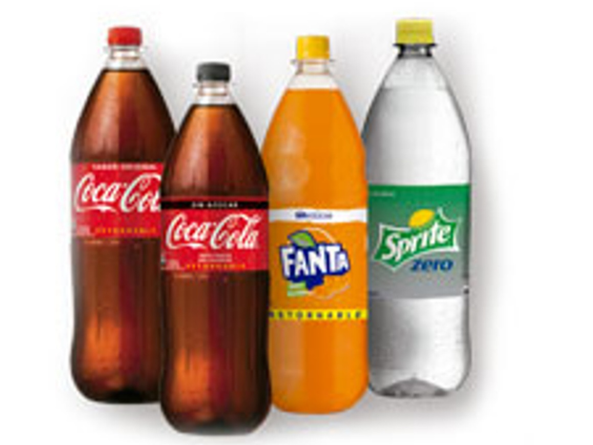 Refrescos línea Coca Cola No retornable 1,5 lt.