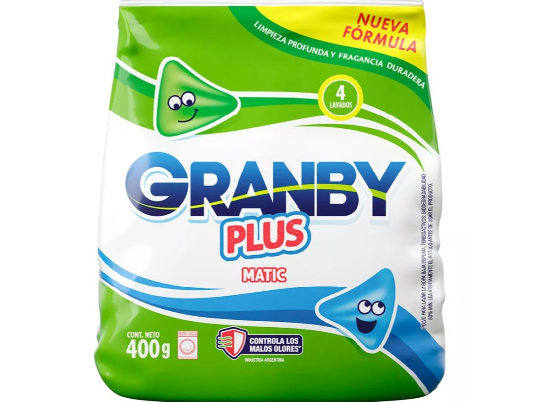 Jabon en polvo Granby matic 400 g