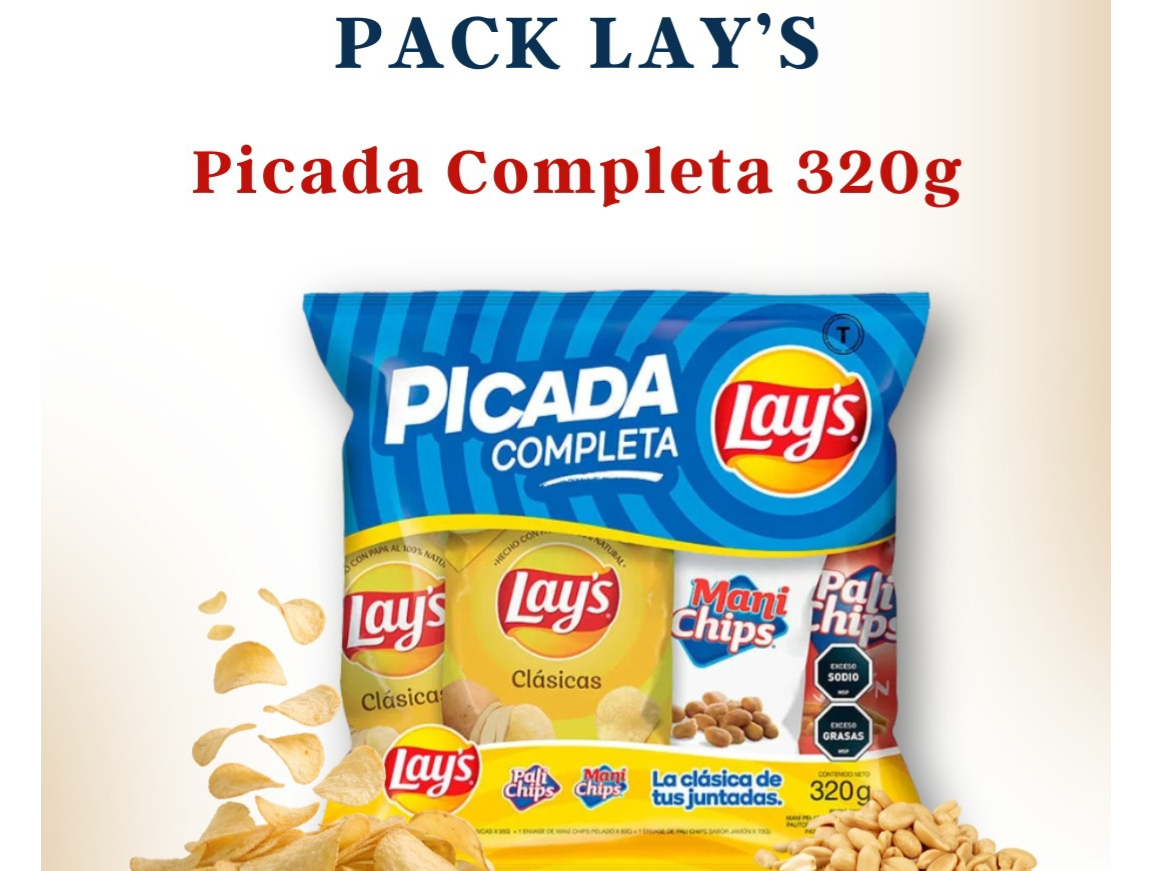 Combo picada Lays completa- 320 gr