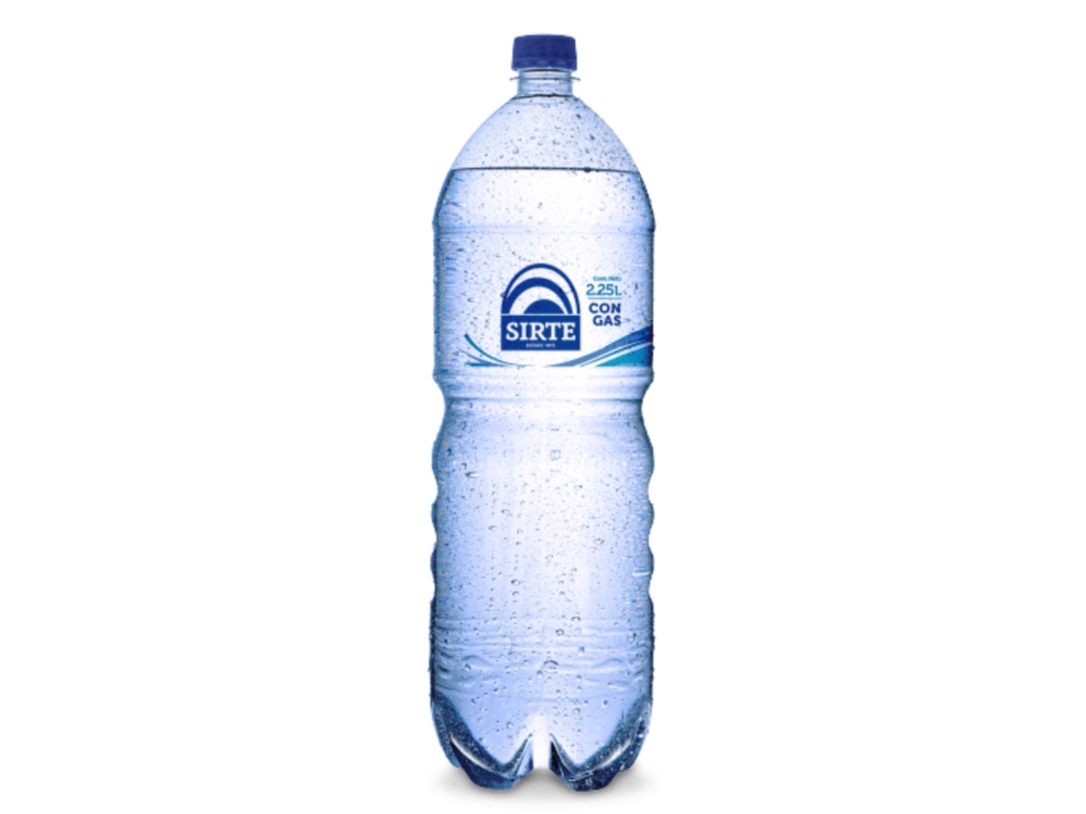 Agua Sirte 2,25 lt Con gas