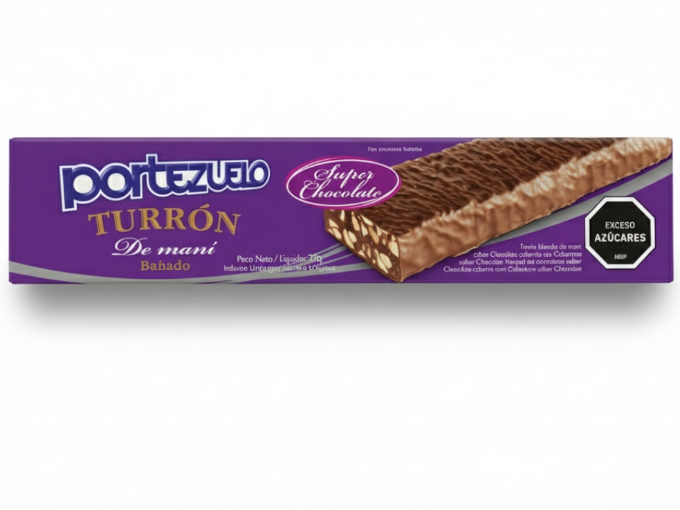 Turrón de mani Portezuelo blando- 70g