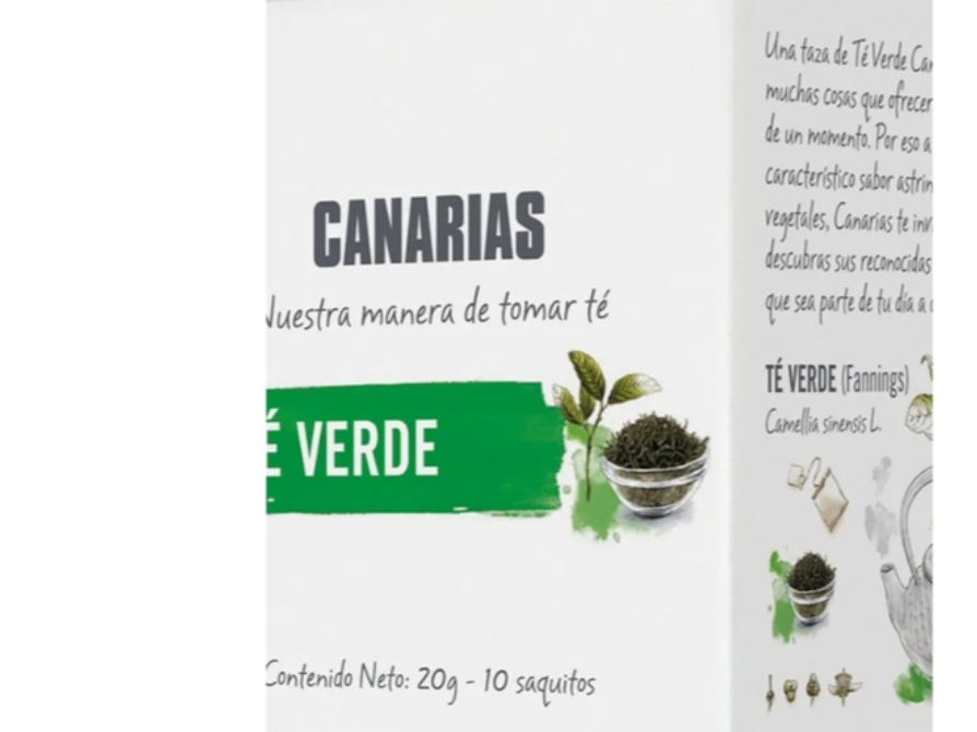 Té Verde Canarias caja 10 sobrecitos