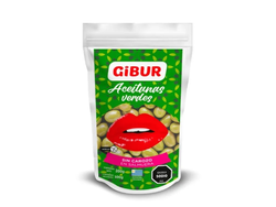 Aceituna verde Gibur s/carozo - 100 gr