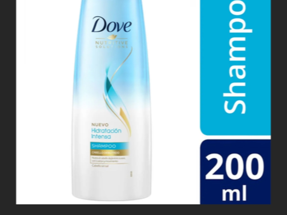 Shampoo Dove Hidratacion intensa 200ml - 2 unid x $470