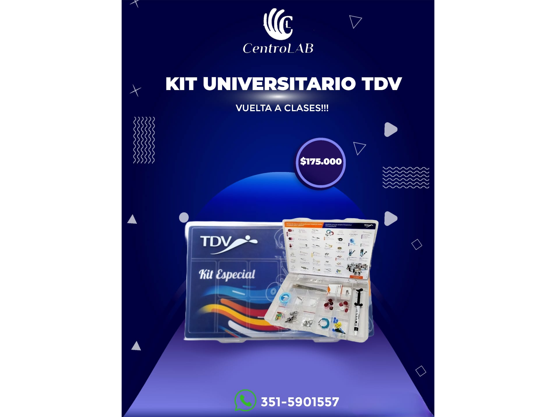 KIT UNIVERSITARIO TDV