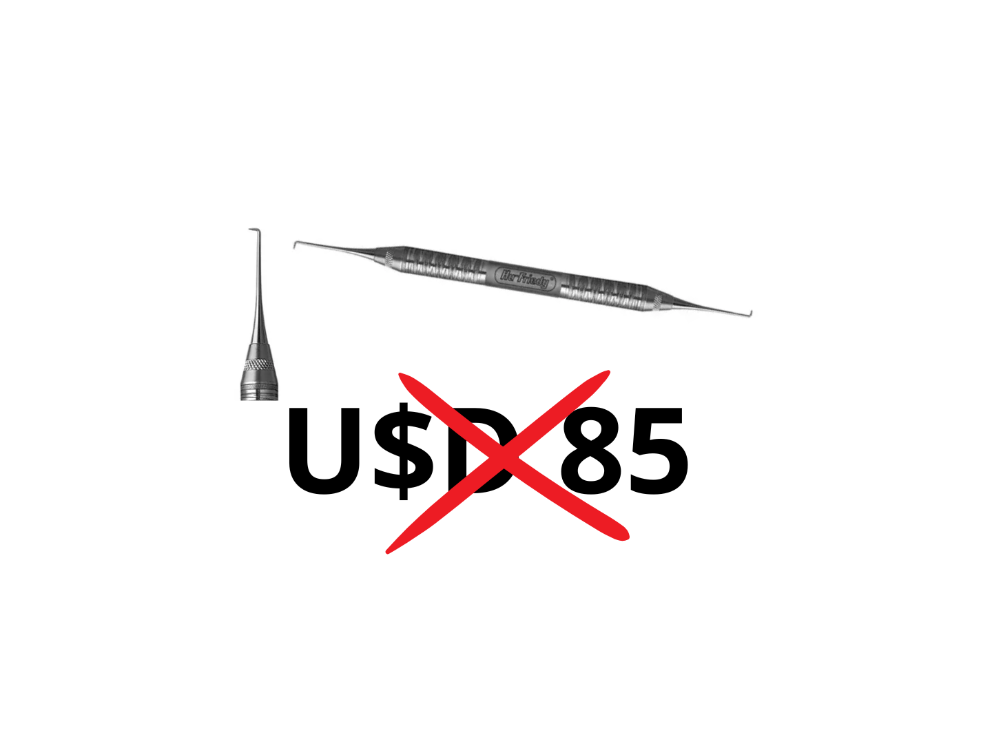 RASPADOR PUNTA MORSE   HU-FRIEDY