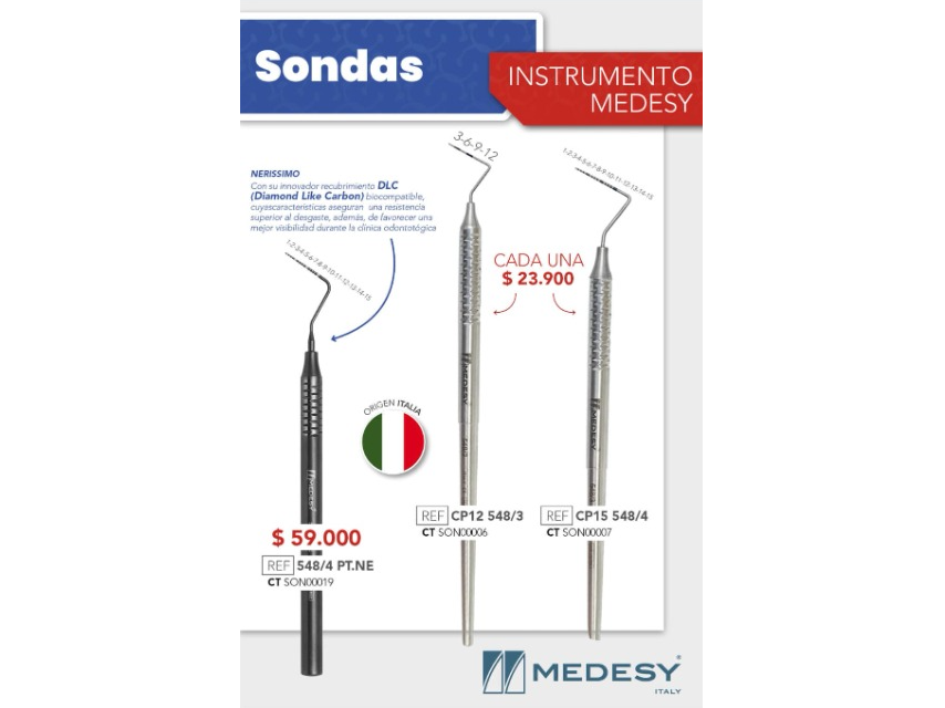 SONDAS PERIODONTAL MARQUIS MEDESY