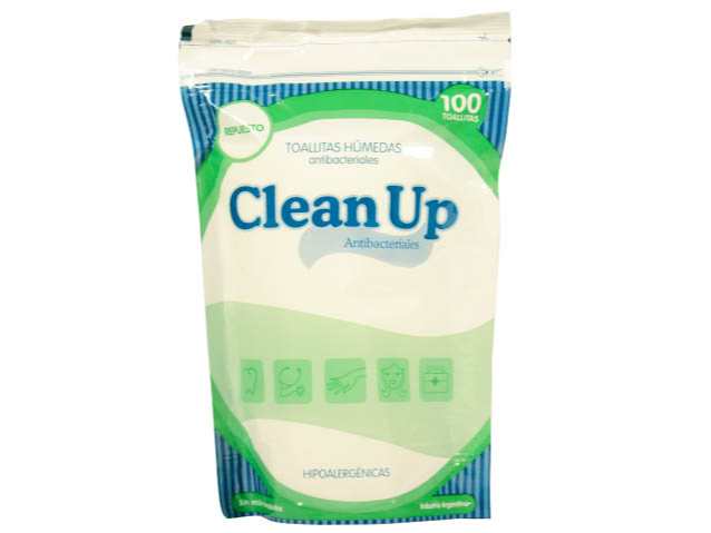 TOALLAS ANTISEPTICAS CLEAN UP
