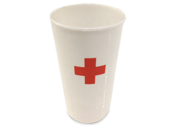 VASO PARA RESIDUOS CRUZ ROJA