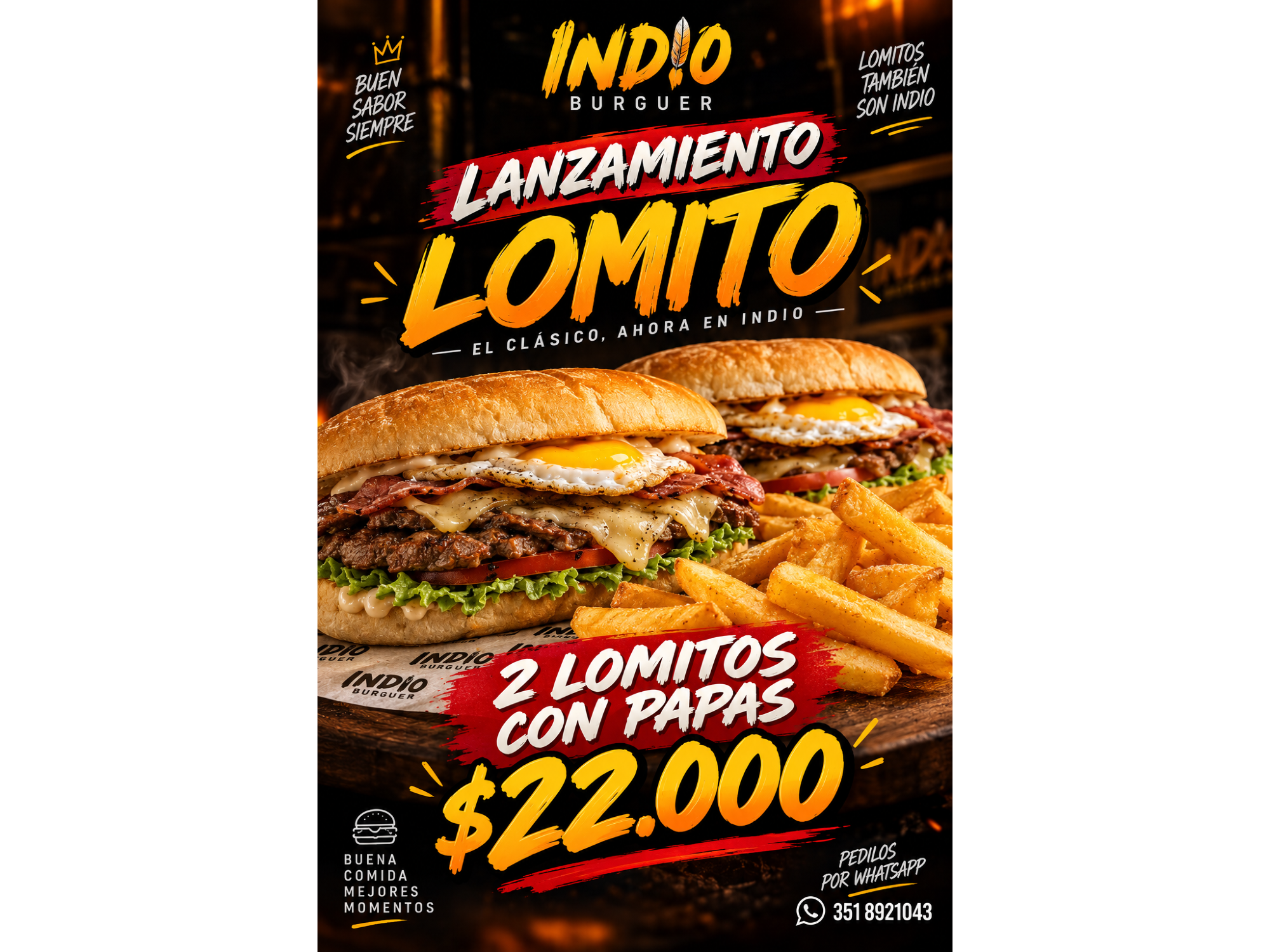 DOS LOMITOS CON PAPAS