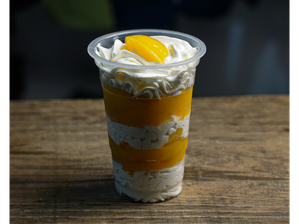DURAZNO CON CREMA de Adixoncafé