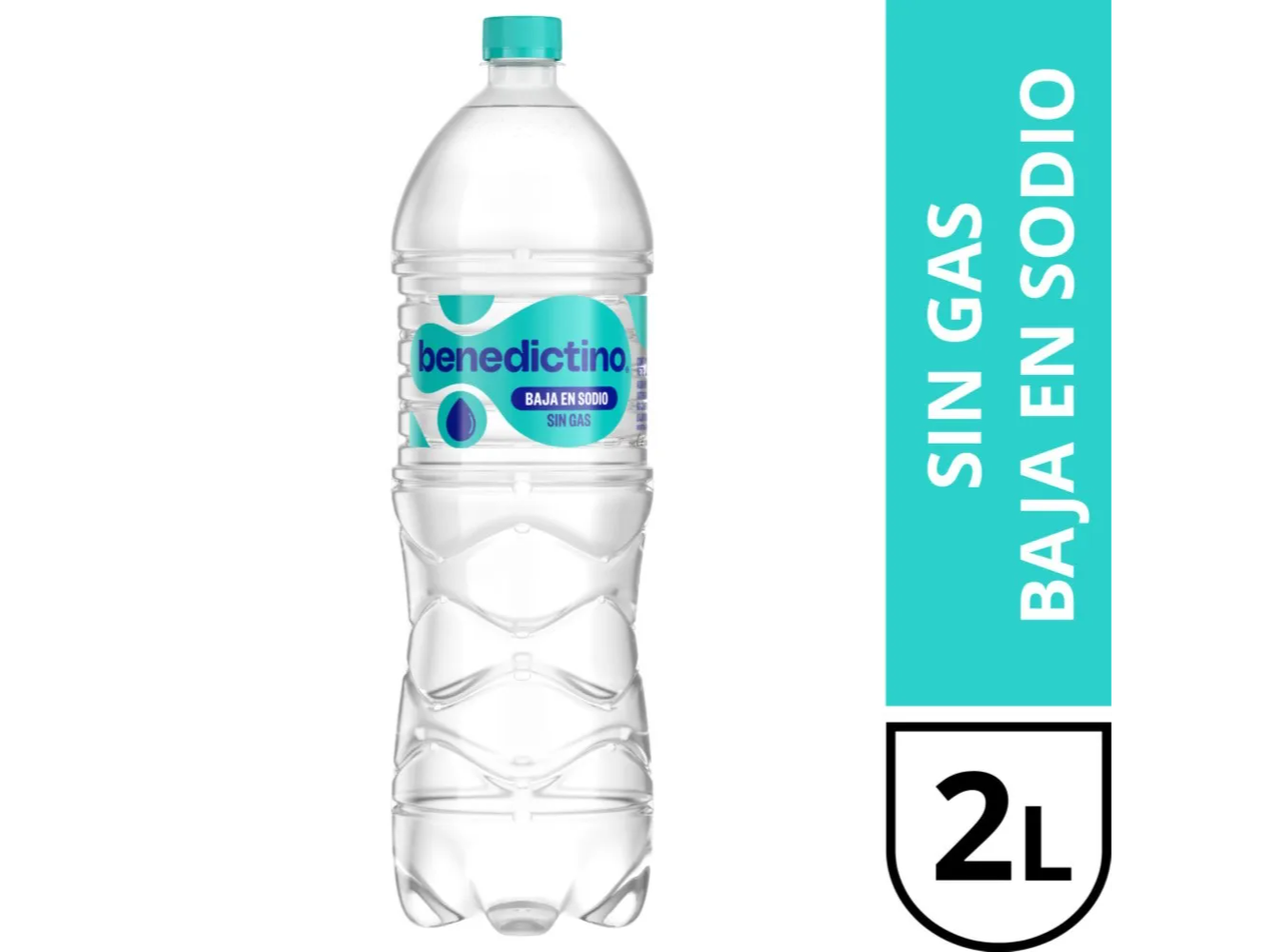 agua benedictino 2 lts
