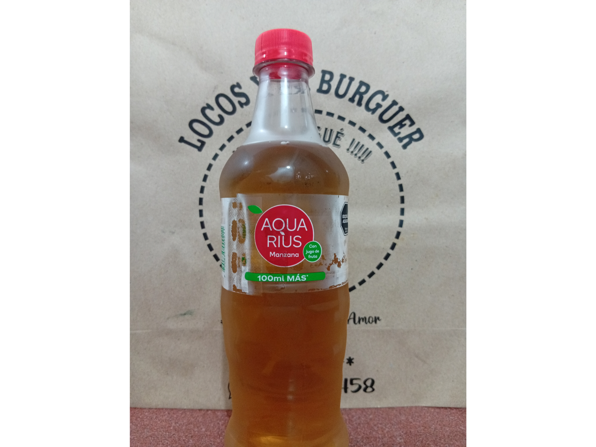 Aquarius manzana 600ml