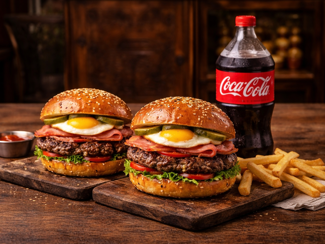 Burgers La Ultima Cena + Coca