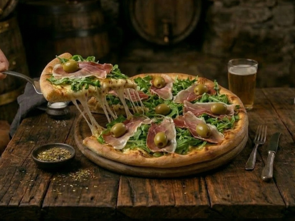 Rúcula y Jamon Crudo