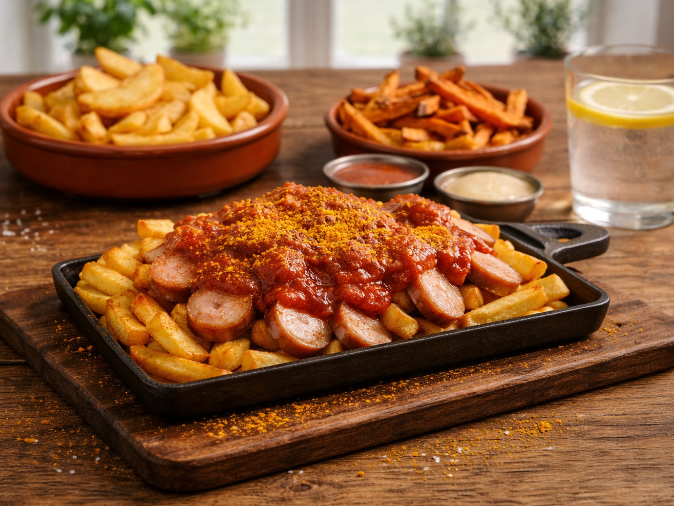 Papas Currywurst