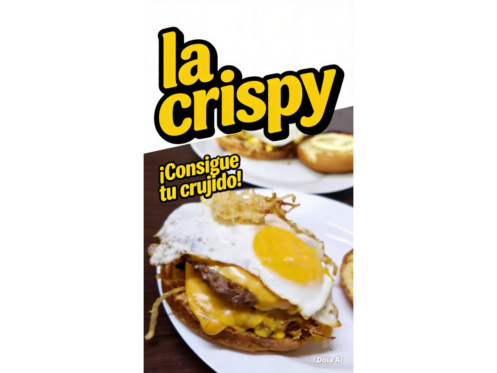 Hamburguesa Crispy y cheddar