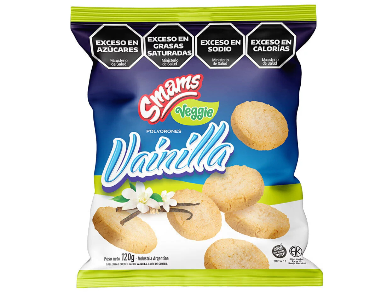 Polvoron azucarado vainilla smams
