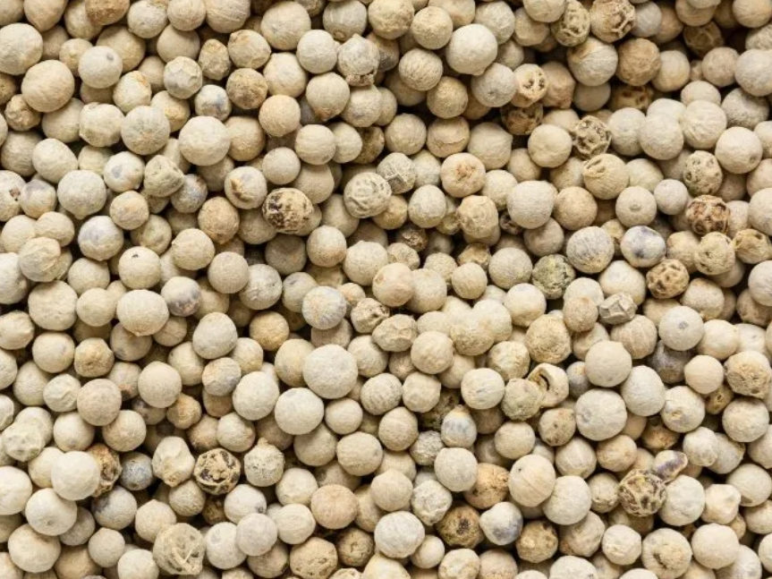 Pimienta blanca en grano