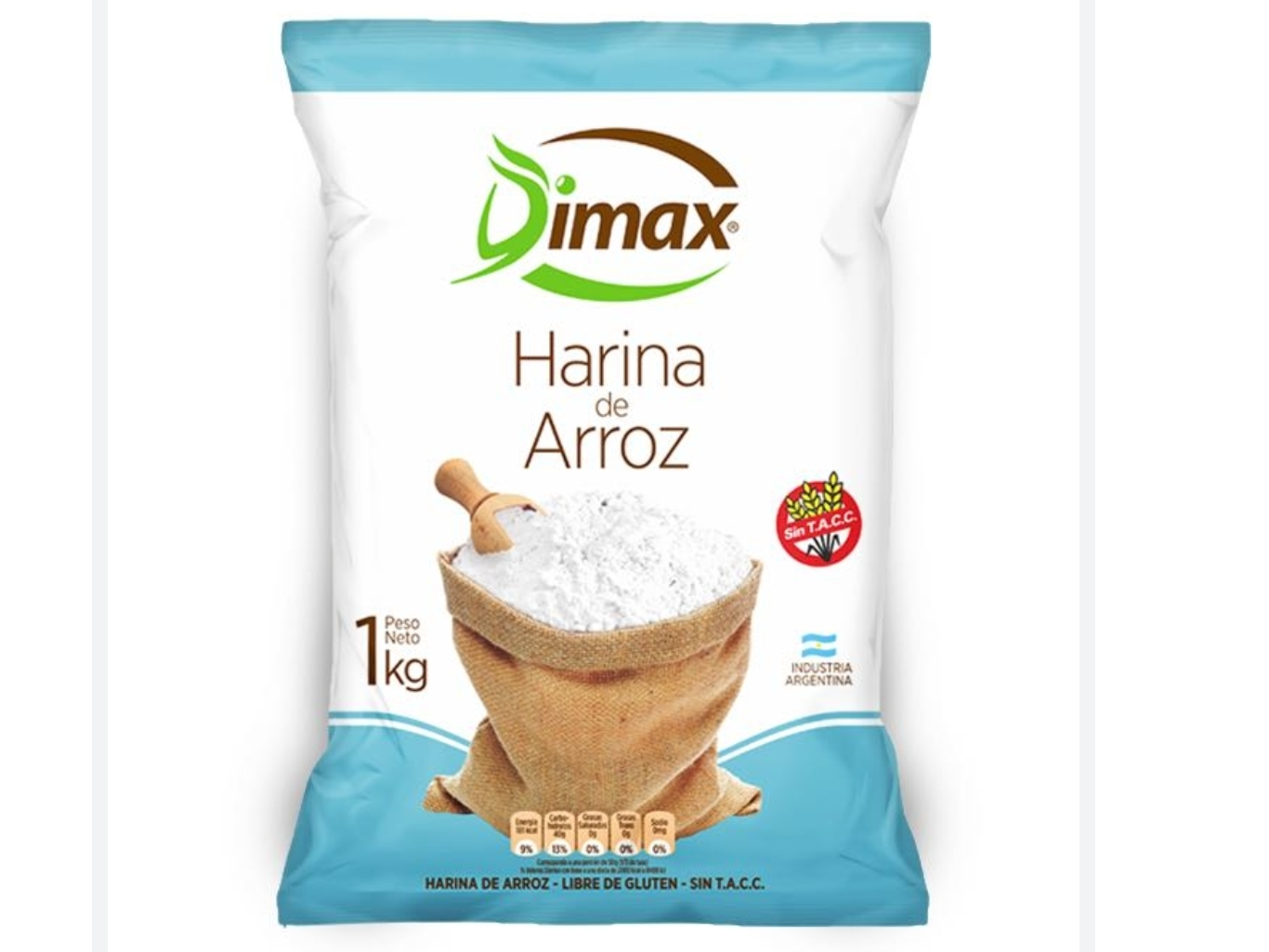 Harina de arroz dimax