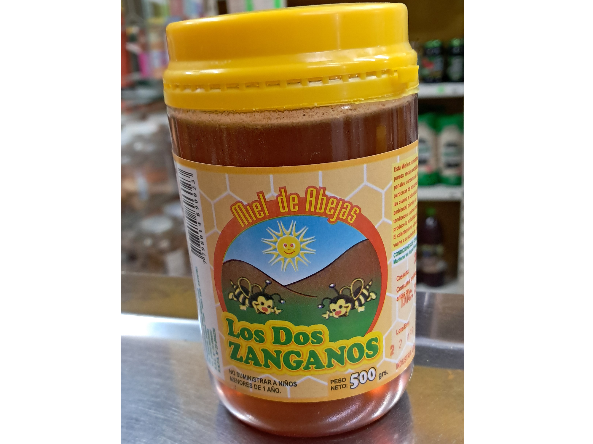 Miel los 2 zanganos x 1/2 kilo