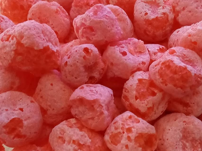 Puflitos de frutilla